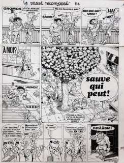 Devos, Jaques | Original page (p.6)  - Génial Olivier  - (1983) | Catawiki