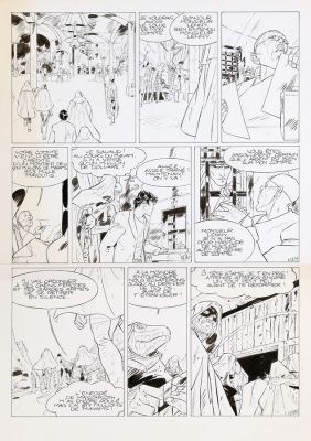 Koller (Daniel) | Mayam, planche n°43 à l’encre de Chine et… | AZ auction