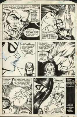Spider-Woman #12 page 10 1978 Original Art Carmine Infantino