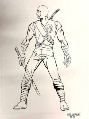 Storm Shadow GI Joe Del Beato Herb Trimpe Original Comic Art Vintage Marvel Lot | eBay US