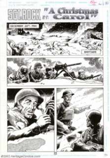 Russ Heath-Original Art Complete Story, "A Christmas Carol", 4 pages (DC, 1998). A very cool story by - | Heritage