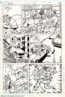 Jackson Guice and Jack Torrance - Original Art for Flash #5, page 9 (DC, 1987). Speed Demon gains super-speed and - | Heritage