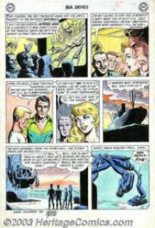 Russ Heath - Original Art for Sea Devils #1, page 7 (DC, 1961). Russ Heath is regarded as one of the finest - | Heritage
