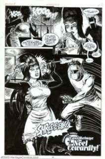 John Heebink and Ricardo Villagran - Original Art for Elvira Mistress of the Dark #62, Pages 16, 18 and 19 - | Heritage