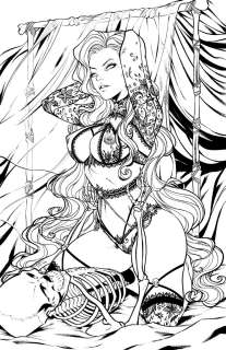Juan Castro - Lady Death Page Naughty Lingerie Cover