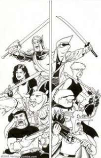 Brendon and Brian Fraim - Original Cover Art for Knights of the Dinner Table Illustrated #20 (Kenzer & Co, -