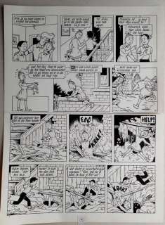 Vandersteen, Willy | Originele pagina (p.3)  - Suske en Wiske  - De wervelende waterzak  - (1988) | Catawiki