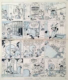 GOTLIB Marcel  - Nanar, Jujube et Piette  - Gag en une planche publié dans Vaillant [...] | Vermot et Associés