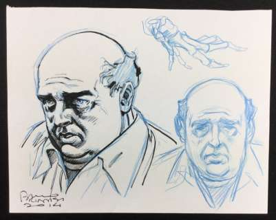 Brindisi, Bruno | sketch for Dylan Dog: â€œIspettore Bloch" | Catawiki