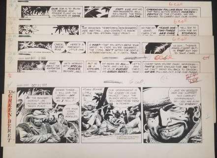 Kubert & Moore Lot of (5) Original Dailies | Weiss Auctions