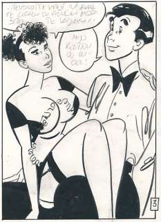 Matena, Dick | Original page (p.3)  - Rooie Oortjes  - Het kamermeisje  - (1994) | Catawiki