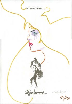 Esteban Maroto | Portafolio Salomé 65/100 con Dibujo Original (ECCarteycoleccionismo) | Pop Art Collector