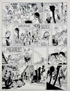 LE GALL Frank Théodore Poussin Planche 9 de l’album Le trésor du rajah blanc édité... | Vermot et Associés