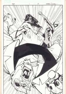 Carlos Cuevas, Humberto Ramos - Free comic book day (spider-man) #1 p. 18 - spider-man and spider-woman action splash - 2011