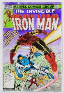Marvel Comics Iron Man #156 Cover Color Guide | Bruneau & Co. Auctioneers