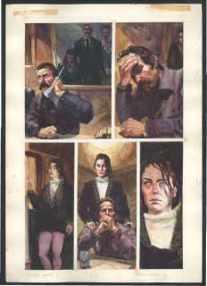 Dan Brereton | ! Excellent Brereton Painted Art For the Black Terror - Large - Color Issue the Black Terror # 3 Page 26 | Koch Comic Art