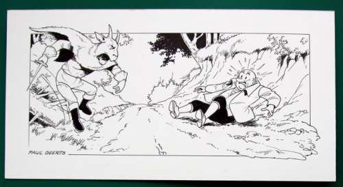 Geerts, Paul | Originele tekening  - Suske en Wiske  - De gouden ganzeveer | Catawiki