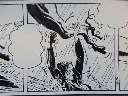 Oosterveer, Minck | Original strip (9-31)  - Nicky Saxx  - Teken  - (2005) | Catawiki