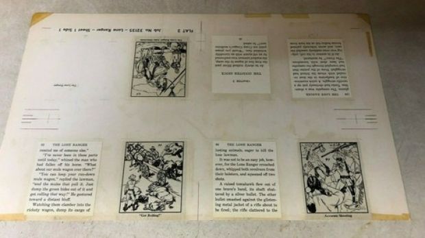 LONE RANGER BLB original prod art 1976 #5774 SHOOTS AXE and RIFLE crazy cougar | eBay US (Buy It Now)