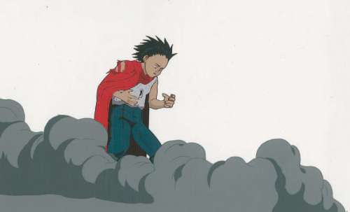 AKIRA D‘après Katsuhiro Otomo. Studios TMS, 1988. Ensemble de deux cellulos