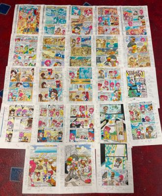 KNUCKLES #10 comic ART color guides COMPLETE 22 PAGE SET SONIC HEDGEHOG ECHIDNA | eBay US (Buy It Now)