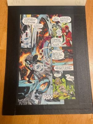 JLA #12 comic ART original COLOR GUIDE 1997 DETAILED flash lantern aquaman DC | eBay US (Buy It Now)