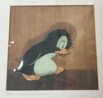 Disney, Walt - Original Production Cel on Courvoisier Background - Tootsie - Donald’s Penguin (1938) | Catawiki