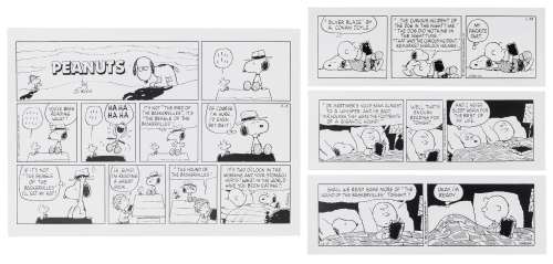 SCHULZ, Charles M. (1922-2000). A group of proof sheets for... | Potter & Potter