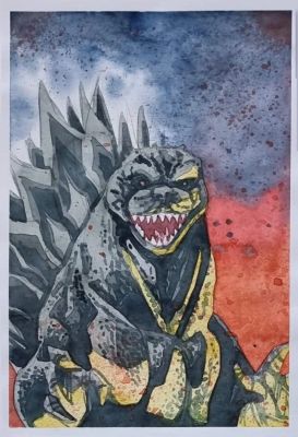 Manu Loza | Godzilla | NRisso Art