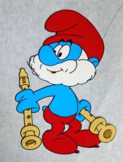 Studios Peyo - Celluloïde original du Grand Schtroumpf - La flÃ»te Ã  6 Schtroumpfs - (années 70) | Catawiki