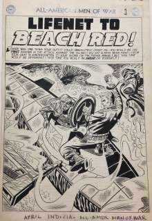 Jerry Grandenetti - all american men of war 20 pg 1 issue 20 page 1