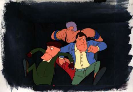 * INSPECTEUR GADGET DIC 1983-1984 Cellulo représentant les agents de Mad tiré de... | Vermot et Associés