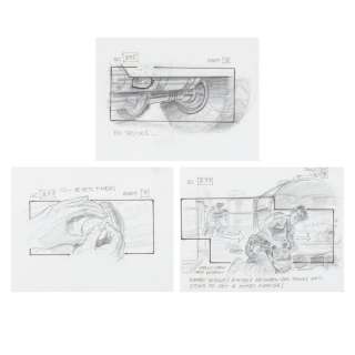 A Rambo III group of original storyboards by David J. NegrÃ³n | Bonhams
