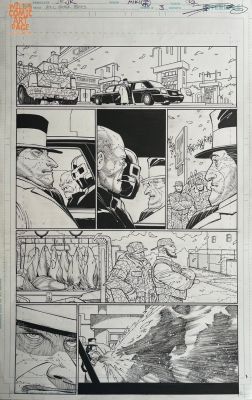 John Romita Jr. Danny Miki | All-Star Batman 3 Pg 12 (Dc, 2016) Black And Whites | Will’s Comic Art Page