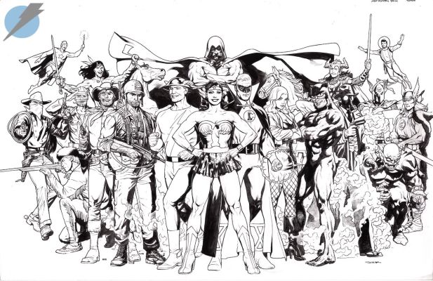 Ryan Sook | New History of the Dcu Issue 1 Page Cover | Felix Comic Art