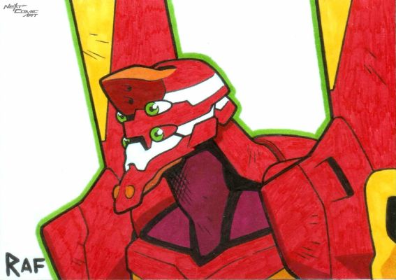 Rafael Gumboc | Eva Unit-02 | Next Comic Art