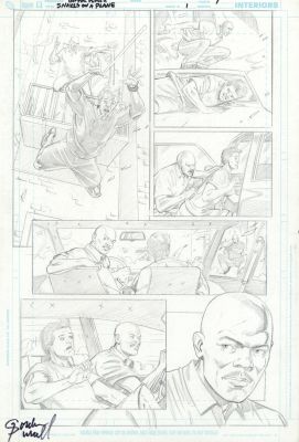 Gordon Purcell | Snakes on a Plane Issue 1 Page 1 | Catskill Comics