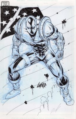 Rob Liefeld | Youngblood 1 Cover - Variant | Panel Page Art