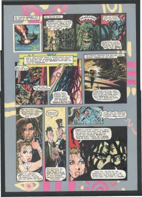 Brendan McCarthy | Fantastic Brendan McCarthy Color Freakwave Art - Futuristic Monsters, Mayhem And Satire Issue Freakwave Page 4 | Koch Comic Art