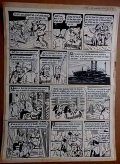 Wirel (Vandersteen, Willy / Verschuere, Karel) - Originele pagina - Bessy nr. 24 - De geheime lading p.4 - (1958) | Catawiki