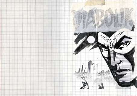 Giuseppe Palumbo Quaderno di Diabolik Marea 2008 Fucecc