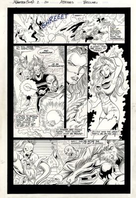 Paul Abrams Maria Beccari | Mantra Spear of Destiny - 1995 Ultraverse / Malibu Issue 2 Page 20 | Catskill Comics