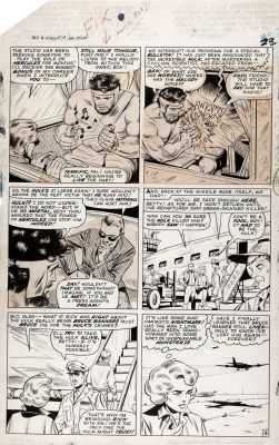 Bill Everett, Jack Kirby | Tales To Astonish #79 (Kirby Everett Magic! Hercules Drawn Twice in Each of 1St 3 Panels!) Large Art - 1965 | Romitaman