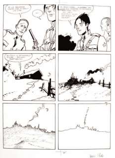 Pratt. Hugo | Â« Jesuit Joe Â». Planche originale Ã  l’encre de Chine noire | Tessier Sarrou