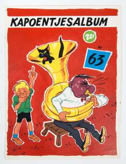 Jef Nys - original cover Kapoentjesalbum 63 | Zwiggelaar Auctions