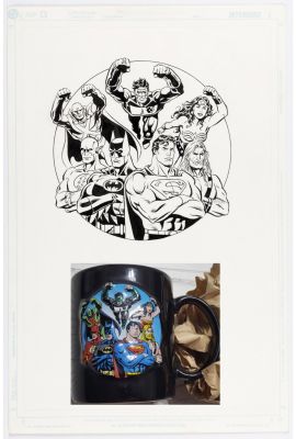 Eduardo Barreto | Barreto, Eduardo - Jla Warner Bros. Store - Coffee Mug Cover I2000 | Cool Lines Art