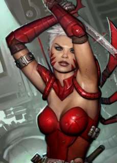 Ryan Brown – Zealot – Wild Cats – Jim Lee – Acrylic painting – 16.5×12 inches