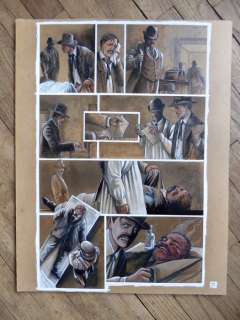 Le Hénanff, Fabrice - Planche originale en couleur (p.30) - H.H. Holmes Tome 1 - (2005) | Catawiki