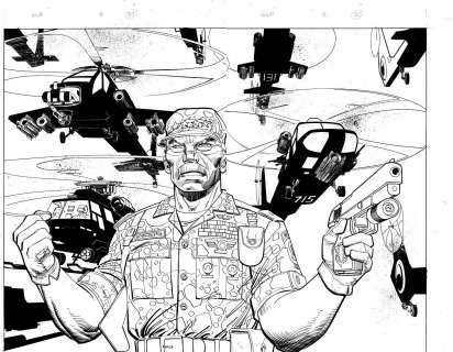 John Romita Jr. - Pencils By John Romita, Jr., Inks By Klaus Janson | WORLD WAR HULK Issue # 2 - page # 37-38 (Splash) | The Artist’s Choice