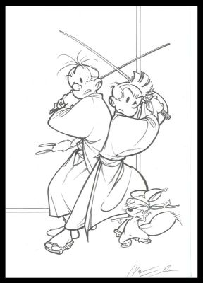 Jose Luis Munuera | Spirou et Fantasio : 49. Spirou et Fantasio à Tokyo | 2DGalleries